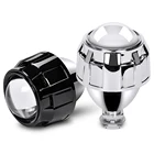 DERI 2 шт. 2,5 дюймов Универсальный Новый автомобиль мотоцикл мини дооснащения объектив проектора с H1 Led HID комплект ксеноновых передних фар H4 H7 адаптеры для сим-карт