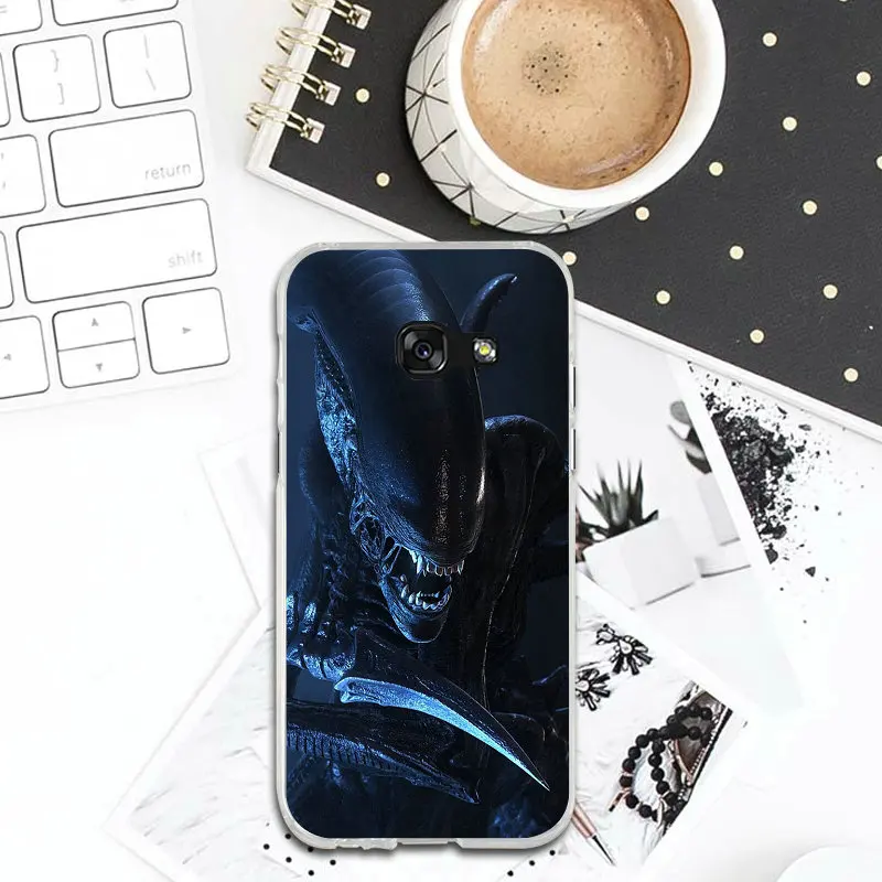 Xenomorph инопланетянин Хищник для Samsung Galaxy J3 J4 J5 J6 J7 J8 A3 A5 A7 2016 2017 2018 корпус чехол
