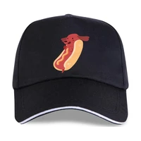 new funny hotdog hot sausage dog k9 pet mens fit 100 cotton baseball cap gyms fitness