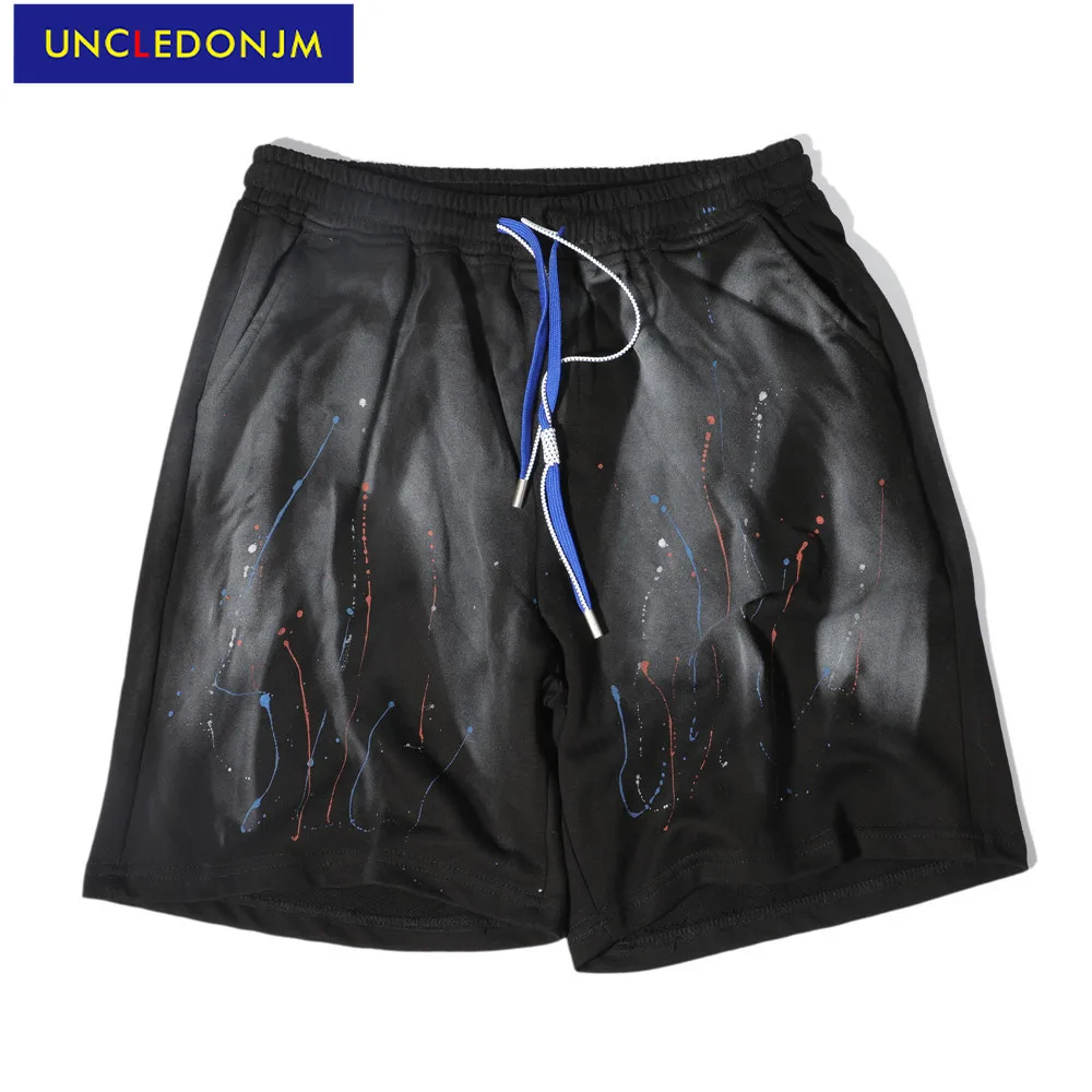 UNCLEDONJM брюки с граффити мужская одежда в уличном стиле для мужчин спортивные