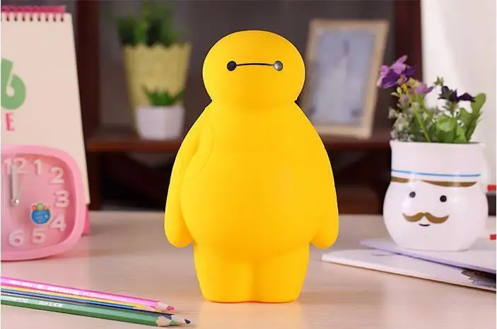 Ellen Brook, 1 штука, милый мультяшный каваи, силиконовый, Baymax, портативная ручка, карандаш, косметичка, карманный, для школы, офиса, стационарный чехол
