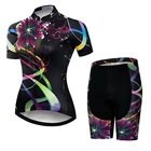 Женская велосипедная форма в стиле ретро, комплекты с коротким рукавом для команды, новинка 2021, модный летний велосипедный костюм, женская одежда для горных велосипедов