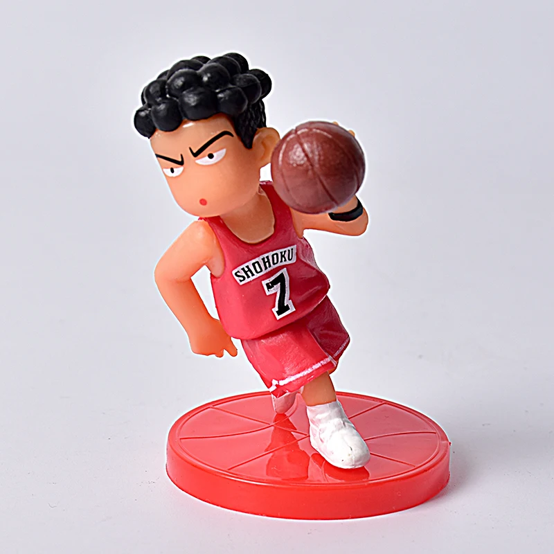 5 шт./лот SLAM DUNK Shohoku баскетболист Фигурки игрушки Hanamichi Rukawa Kaede Sakuragi аниме модель игрушки