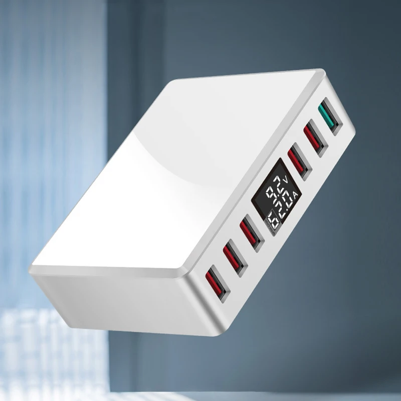 USB 6 портов QC 3 0 быстрое зарядное устройство концентратор адаптер питания