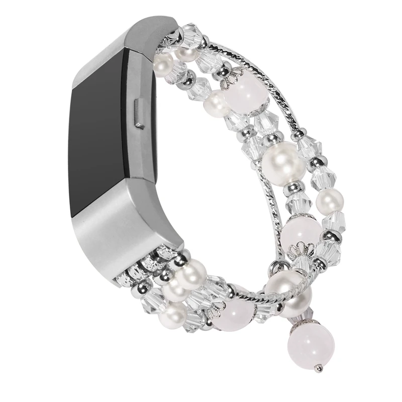 Crystal Jewelry Watch Strap Replacement Women Girls for Fitbit Charge 2 Wrist Band Clasp Quick Release | Наручные часы