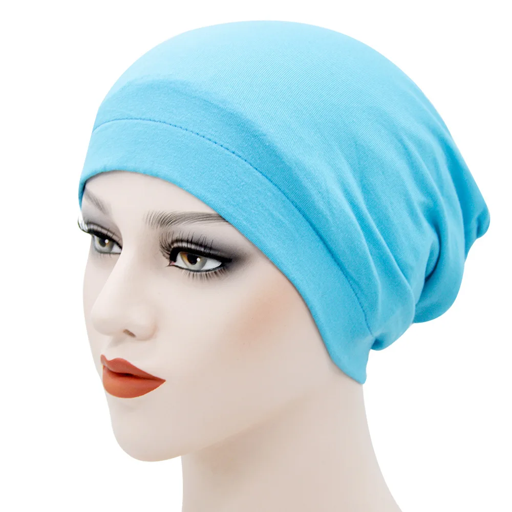 

Women's Hats Spring Summer Floral Beanie Hat Muslim Stretch Turban Hat Cap Hair Loss Headwear Hijib Cap For Ladies Headpiece