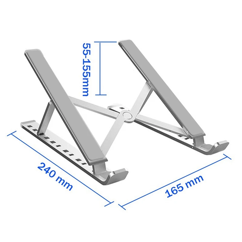 Портативная подставка для ноутбука складной держатель Pro Air Imac алюминиевый