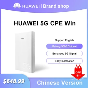 Huawei 5g 4g router outdoor 5g cpe win h312-371 support sim card slot nsa sa network modes huawei 5g modem wifi router 1 Item image