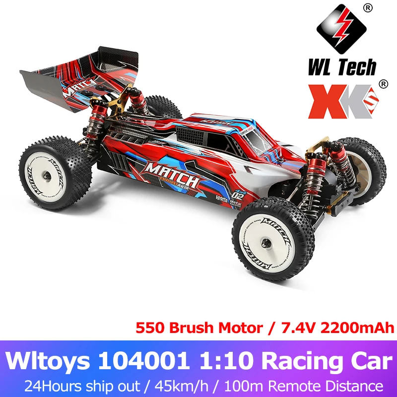 

Wltoys 104001 полноприводный гоночный автомобиль 1:10 45 км/ч 2,4G Радиоуправляемый автомобиль высокоскоростной внедорожник Дрифт Радиоуправляемый ...