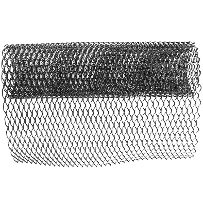 

Aluminum alloy Car front bumper Mesh grill grille cover Universal Aluminum Mesh Grill Section Car Vehicle Black body Grille Net