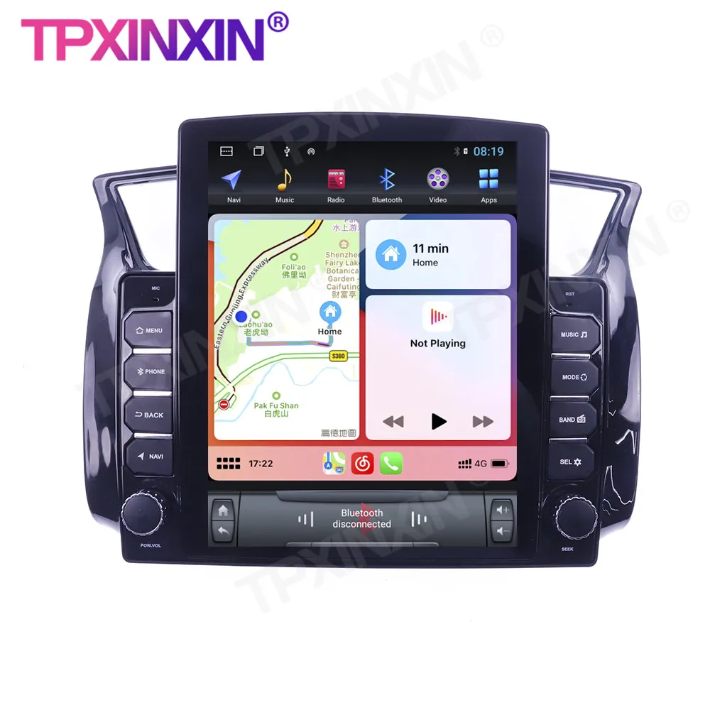 저렴한 테슬라 스크린 닛산 실피 2012-2016 차량 안드로이드 6 + 128G 무선 카플레이 스테레오 수신기 6 + 128G, 자동차 라디오 플레이어 라디오 IPS