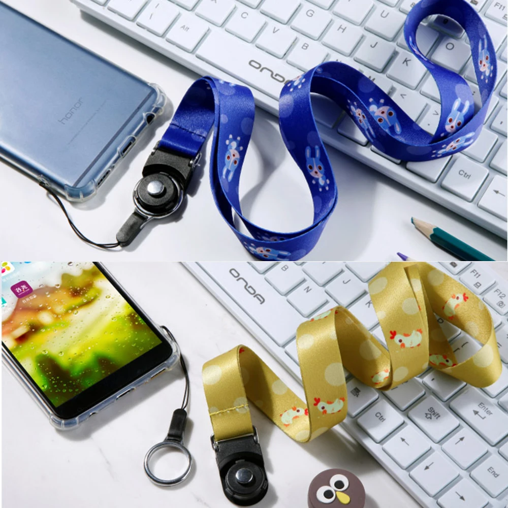 

Creative Animal Zodiac Long Anti-lost Rope Ring Buckle Neck Strap Lanyard Camera Strap Badge Lanyard Mobile Phone Straps