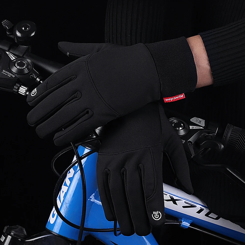 

Kyncilor Autumn And Winter Cycling Gloves For Men And Women Water Repellent Warm And Windproof Mountain Bike Touch Screen Gloves