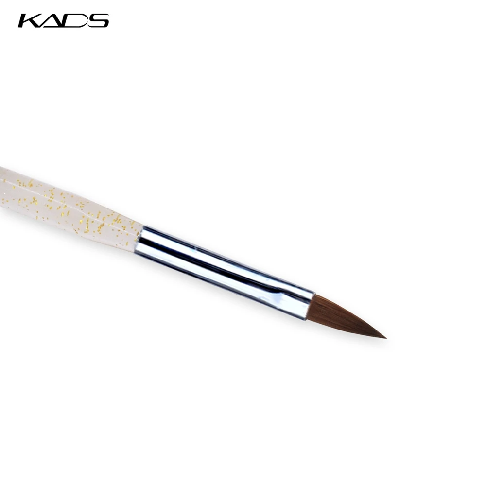 Kads 6# черный колонок соболь кисть профессиональный колонок акриловая щетка для ногтей для акриловые кисть искусство ногтей