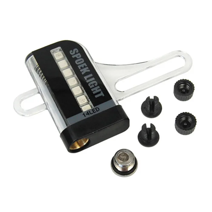 

14 LED Motorcycle Cycling Bicycle Bike Wheel Signal Tire Spoke Light 30 Changes Cool Wheel Signal Bike Traffic Light