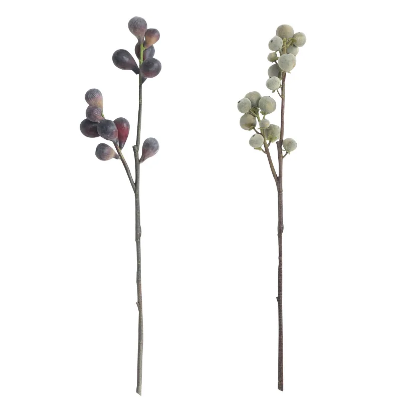 Искусственное растение однолистный фрукт фиг Цветочная композиция для дома