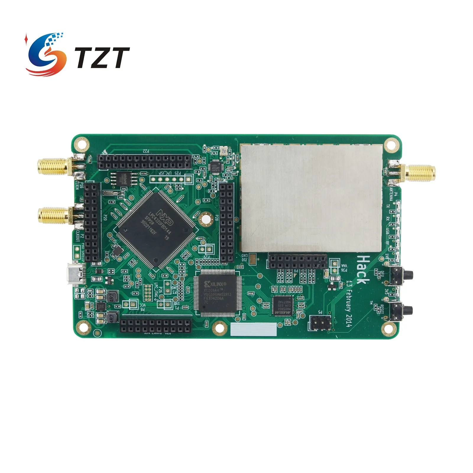 TZT 1 МГц-6 ГГц HackRF One SDR плата с открытым исходным кодом + корпус из алюминиевого