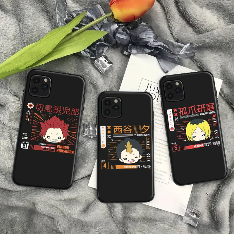 

Haikyuu Japan Anime Volleyball Phone Case For iPhone 6 6S 7 8 Plus 11 12 13 Pro XS MAX Mini X XR SE 2020 Funda Carcasa Backcover