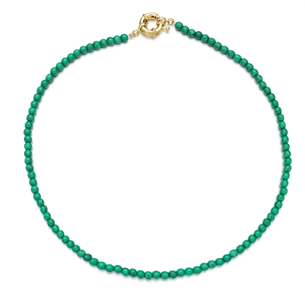 В богемном стиле мульти Цвет Синие Бусы из натурального камня для женщин золотое