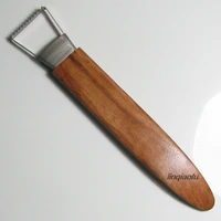large wooden handle scraper large sculpture clay plastic clay tool special soft clay tool for art school 28 5cm