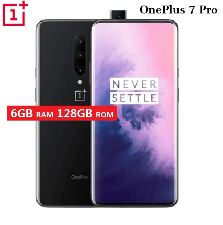 Смартфон OnePlus 7 Pro 4G 6 67 дюймов Android 9 0 Восьмиядерный процессор Snapdragon 855 2 84 ГГц ГБ ОЗУ