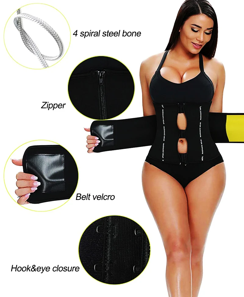 Тренировочный корсет NINGMI для похудения с высокой талией Корректирующее белье
