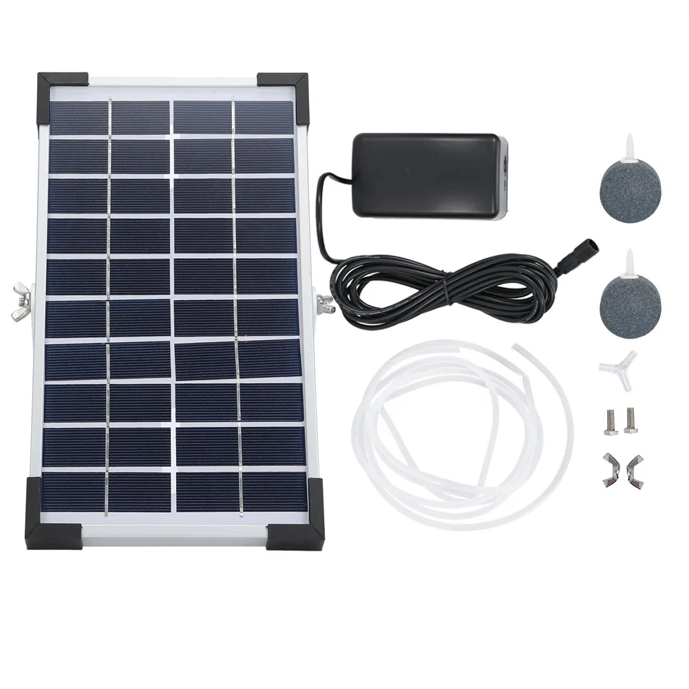 

Solar Powered Oxygenator Plant Fish Tank Mini Aquarium Pond Water Oxygen Pump Air Compressor Aerator Pump BSV-AP006