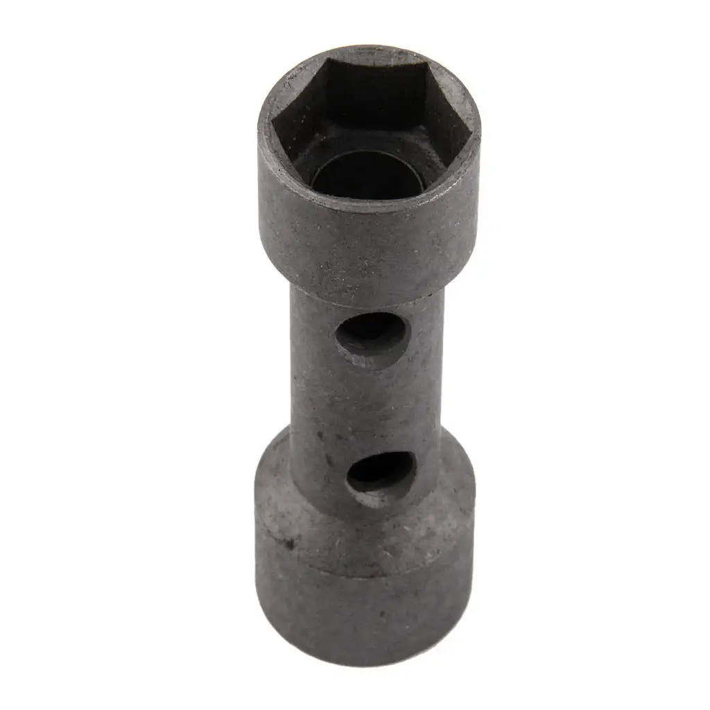 

Generic Double End Spark Plug Box Spanner Hex Socket Repair Tool 19mm 21mm Grey