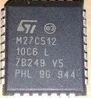 

100% new M27C512-10C6 27C512 M27C512 PLCC32 IC MCU