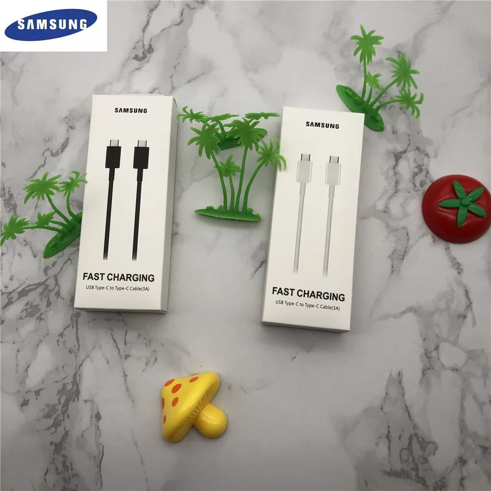 Оригинальный кабель samsung USB Type C to 1 м для Galaxy note 10 pro 5G A70 A80 PD Quick Charge 3A быстрой