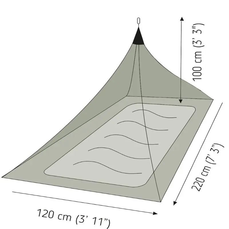 Summer Triangle Insect Mosquito Proof Mesh Camping Outdoor Net Tent For Encampment Camp Bivouac U3 | Дом и сад