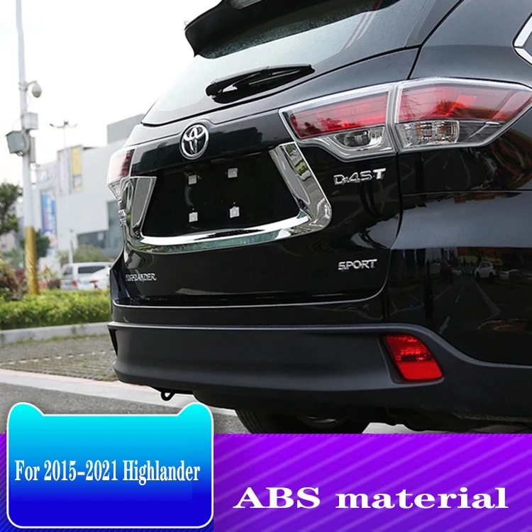 2015 -2021 накладки на задние ворота Toyota Highlander верхнюю и заднюю двери багажника |