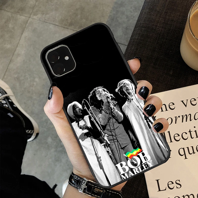 

Bob Marley Quotes Rasta Reggae Case For iPhone 12 Pro Max mini XS XR SE 2020 6S 7 8 Plus Coque For iPhone 11 Pro Max
