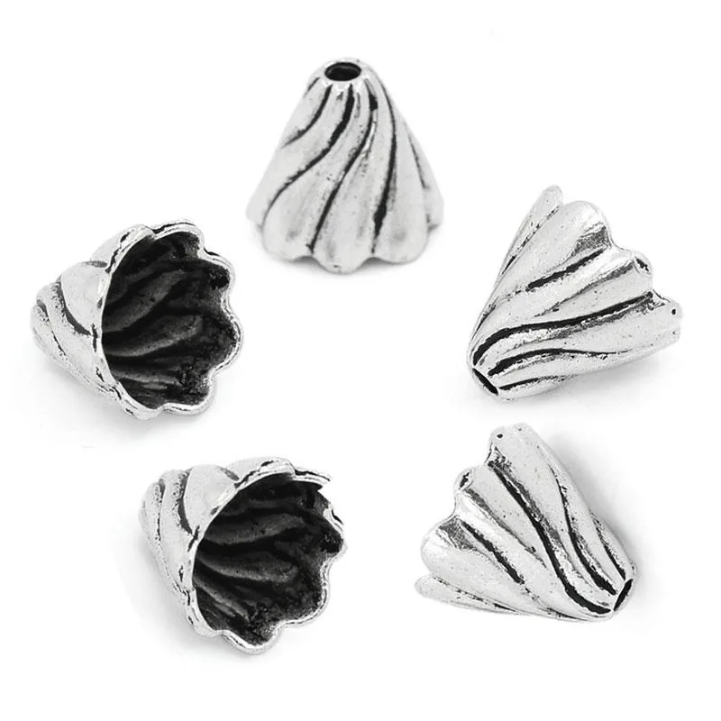 DoreenBeads цинковые бусины из металлического сплава колпачки часы серебряного цвета