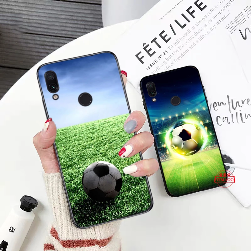 Футбольный Мягкий силиконовый чехол для Xiaomi 6 8 Lite 9 SE F1 A1 A2 A3 9T Pro CC9 CC9E Mix 2S Max 3 |