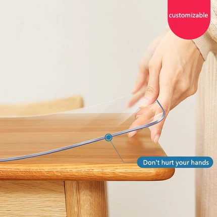 Высококачественная сверхтолстая мягкая прозрачная скатерть из ПВХ 1 0 мм/2 мм/3 мм