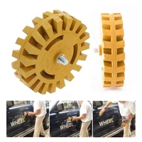 4 inch 100mm car eraser wheel smooth power drill adapter decal removal paint repair rubber effective practical quick pinstripe