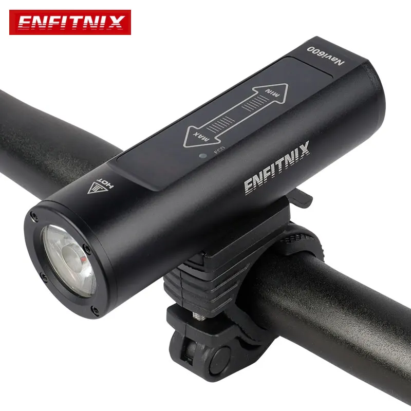 Enfitnix Navi600 головной светильник велосипедный передний ing Free Dimming Runtime Display LG Battery Optional