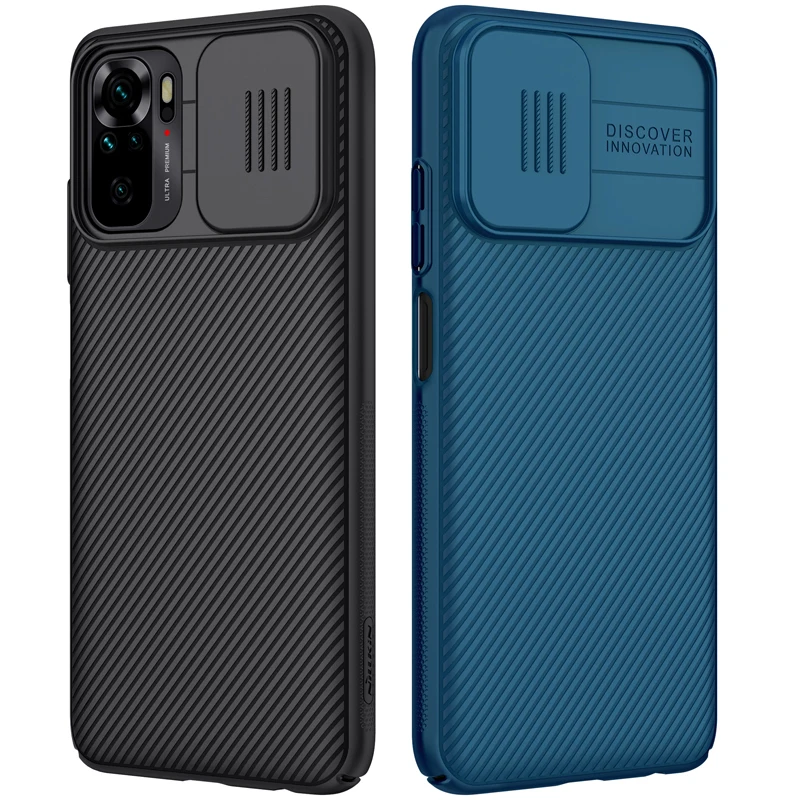 

Case for Xiaomi Redmi Note 10 Global Version NILLKIN Camera Protection Slide Cover Lens Protective Case for Redmi Note 10 Pro