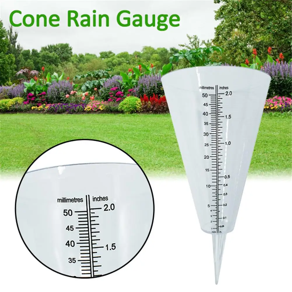 

Newest Cone Rain Gauge Conical Rain Gauge For Outdoor Garden Yard Measurement