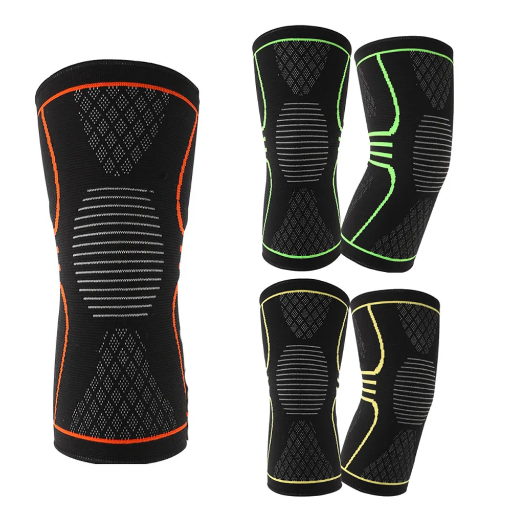 1 пара воздухопроницаемых теплых баскетбольных спортивных наколенников для