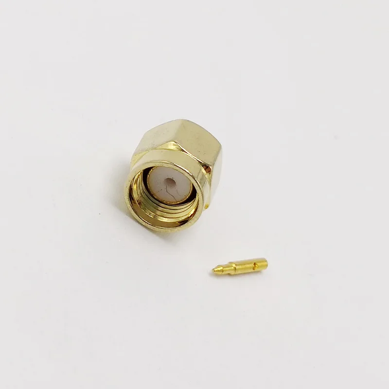10 шт./лот SMA мужской разъем центр припоя Полужесткий RG405 50 1 5 &quot RF разъем|connector