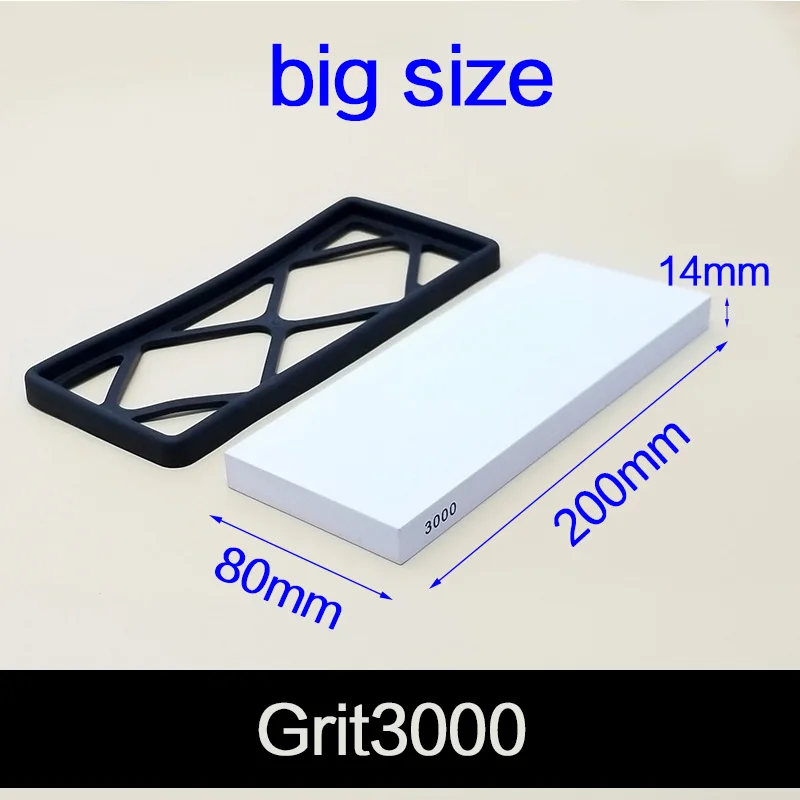 big size 3000 grit 240 600 1500 4000 6000 Грит точилка для заточки ножа Камень точильный камень хонинговальный точильный камень вода камень - Цвет: big size 3000 grit