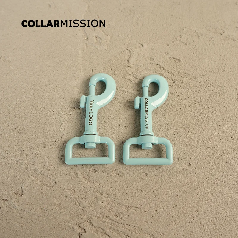 Синий цвет выпечки Краска собака клип прочный и сильный поворотный крюк Мы