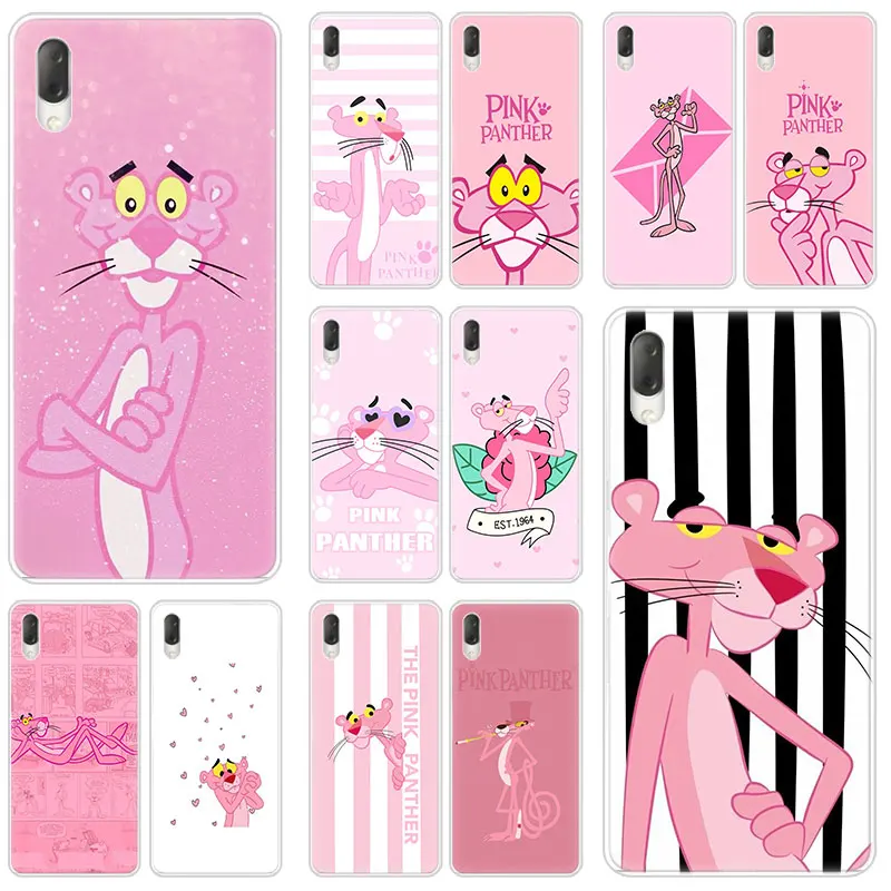 Милый мультяшный жесткий чехол с розовой пантерой для Sony Xperia L1 L2 L3 X XA XA1 XA2 XA3 Ultra 10