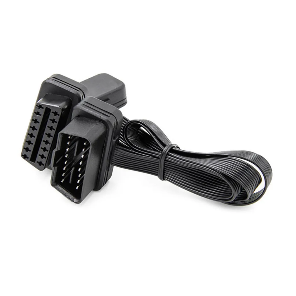 diagnostic tool OBD OBD2 16 Pin Male To Dual Female Y Splitter & Extension Adapter Long service life Cable диагностика авто |