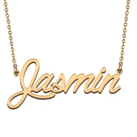 jasmin custom name necklace customized pendant choker personalized jewelry gift for women girls friend christmas present