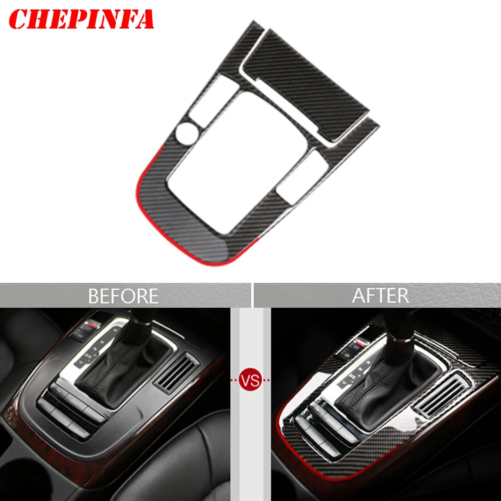 Отделка панели переключения передач автомобиля из углеродного волокна