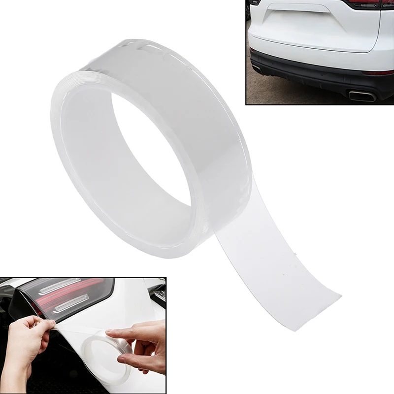 

3*300CM Car Sticker Carbon Fiber Rubber Door Sill Protector Edge Guard Strip