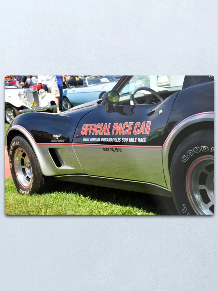 

1978 Corvette - Indy 500 Pace Car Metal Print Tin Sign Man Cave Bar Pub Club Wall Decor 20x30cm